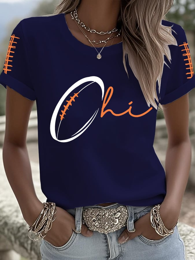 Chicago Bears Merch T-Shirt Football Game Day Clothes Best Gifts For Bears Nation