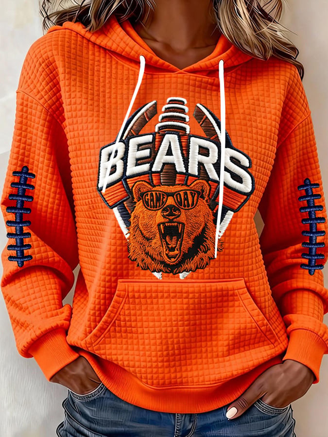 Chicago Bears Merch The Bears Hoodie Monster Of The Midway Football Hooded Sweatshirt