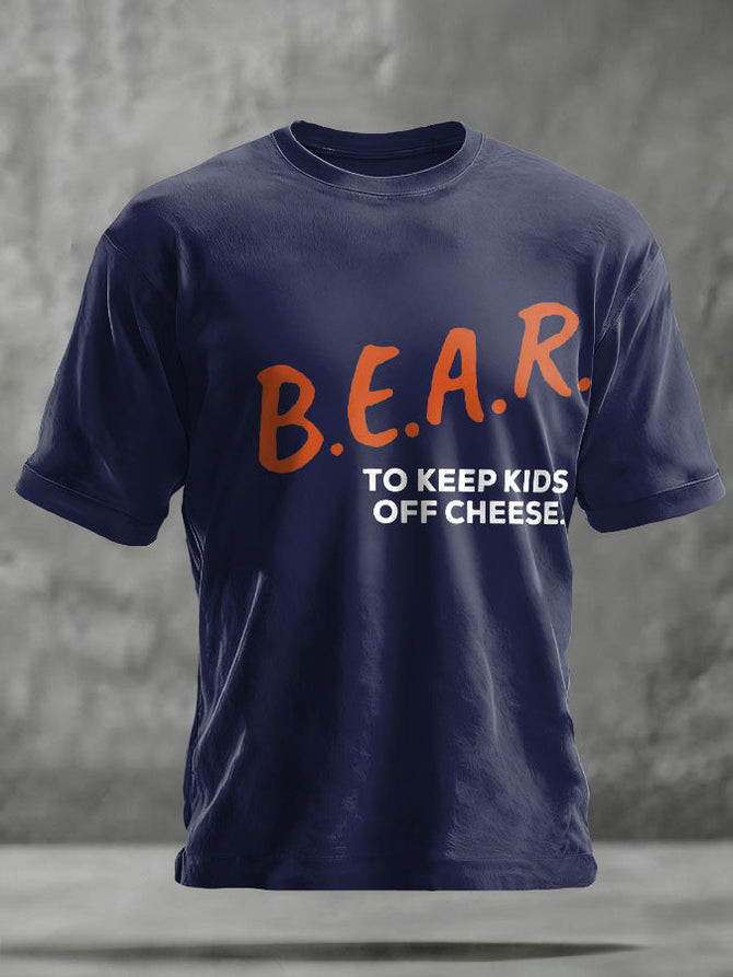 Chicago Bears Merch To Keep Kids Of Cheese T-Shirt Bears Nation Clothes Best Gifts For Husband