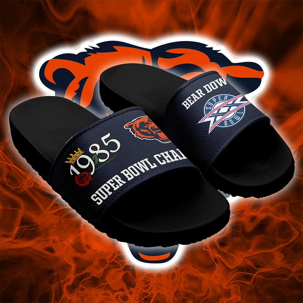 Chicago Bears Slide Sandals Best Gifts For Football Fans