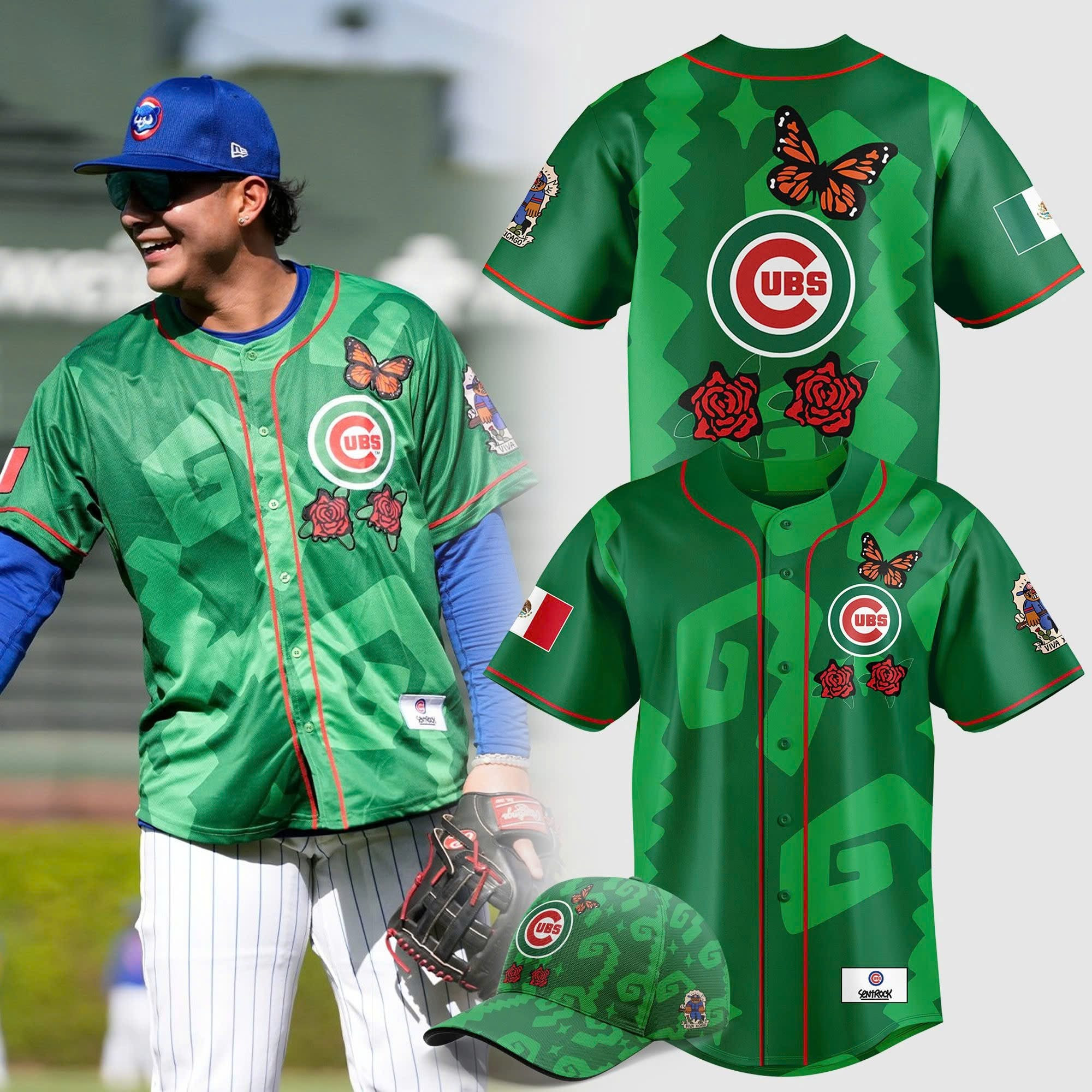 Chicago Cubs 2025 Mexican Heritage Jersey Best Gifts For Baseball Lovers