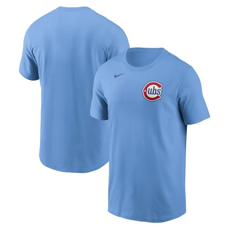 Chicago Cubs Alternate Light Blue T-Shirt Baseball MLB Cubs New Uniforms Fan Merch Gifts