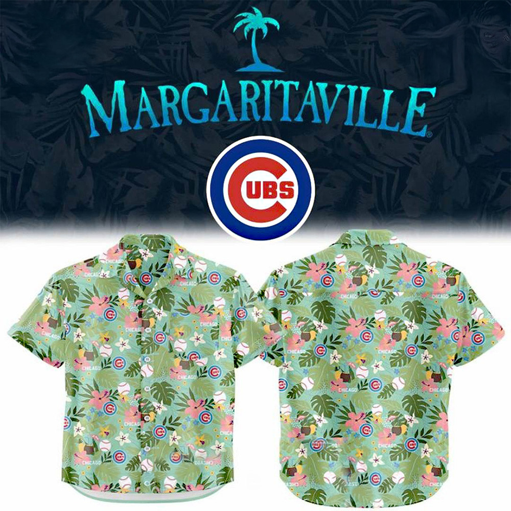 Chicago Cubs Margaritaville 2025 Special Hawaiian Shirt Best Summer Collection For Sport Fans