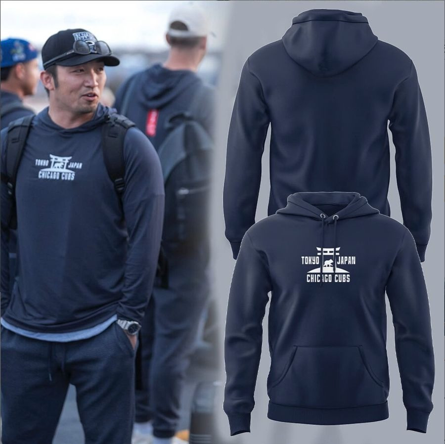 Chicago Cubs Tokyo Japan Series Hoodie Baseball MLB World Tour Tokyo Series 2025 Clothes