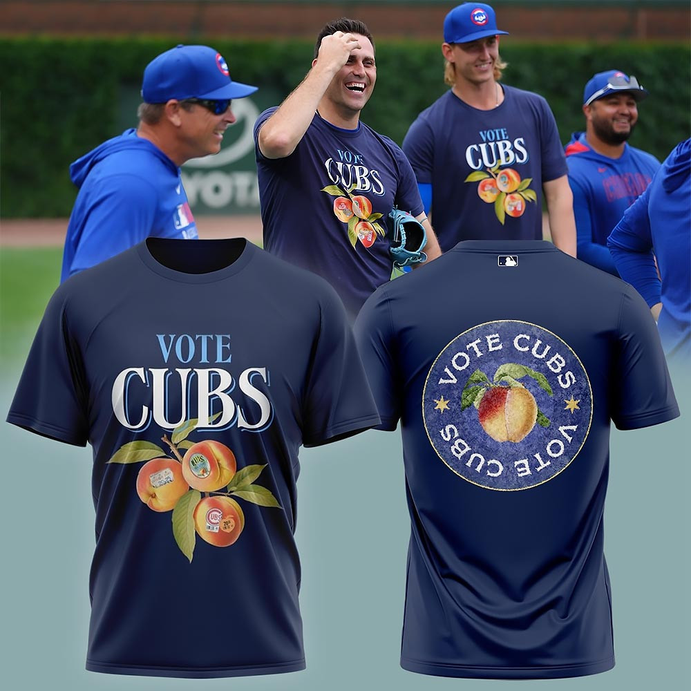 Chicago Cubs Vote Cubs 3D T-Shirt Best Gifts Idea For Baseball Fans