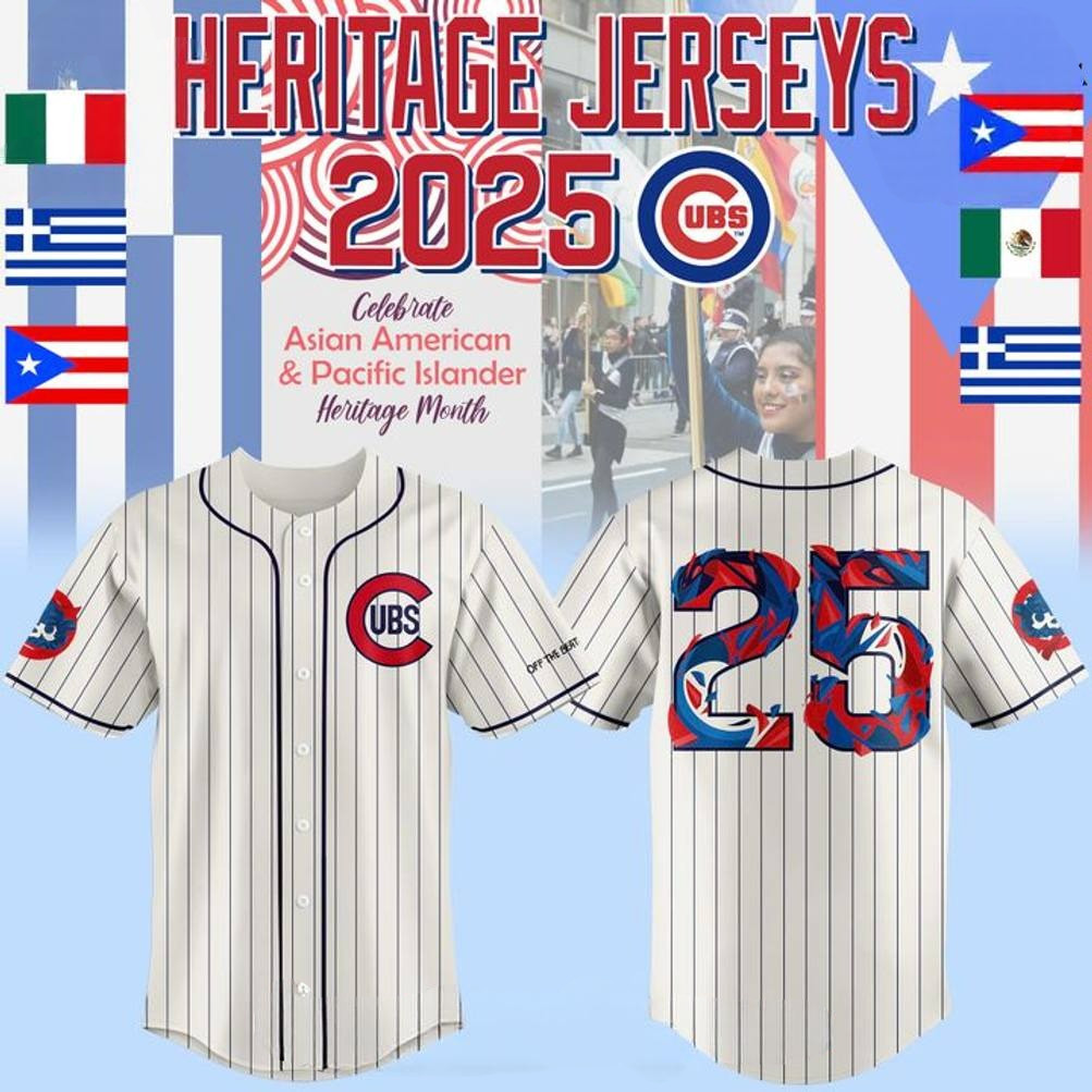 Chicago Cubs x AAPI Heritage Month 2025 Baseball Jersey Unique Gifts For Baseball Fans