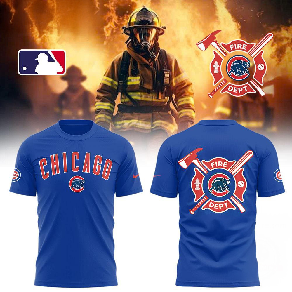 Chicago Cubs x Firefighter Appreciation Night 2025 Shirt Best Gifts For Basketball Lovers