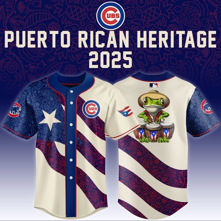 Chicago Cubs x Puerto Rican Heritage Special Edition Jersey 2025