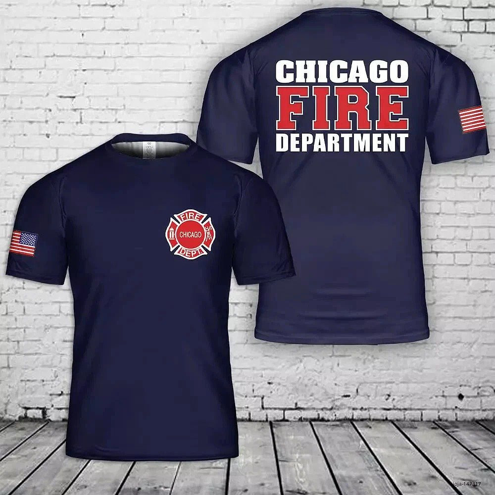 Chicago Fire Department Firefighter T-Shirt Gifts For Firefighters