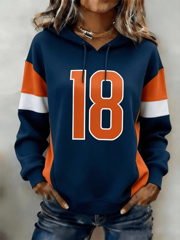Chicago Football 18 Hoodie Game Day Hoodies CB Merch Gifts For Chicago Football Fans