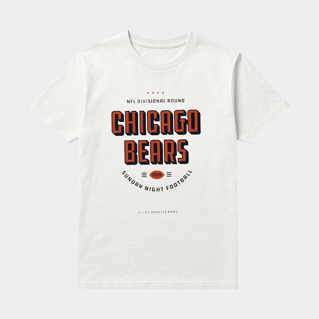Chicago Football 2026 Divisional Round Sunday Night Football Shirt Chicago Nations Merch Gifts