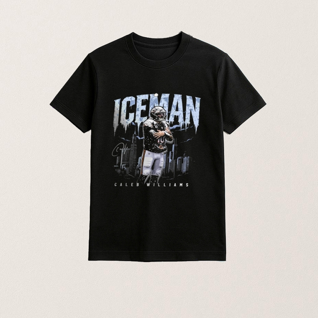 Chicago Football Caleb Williams Iceman Shirt Game Day Merch Presents For Football Fans