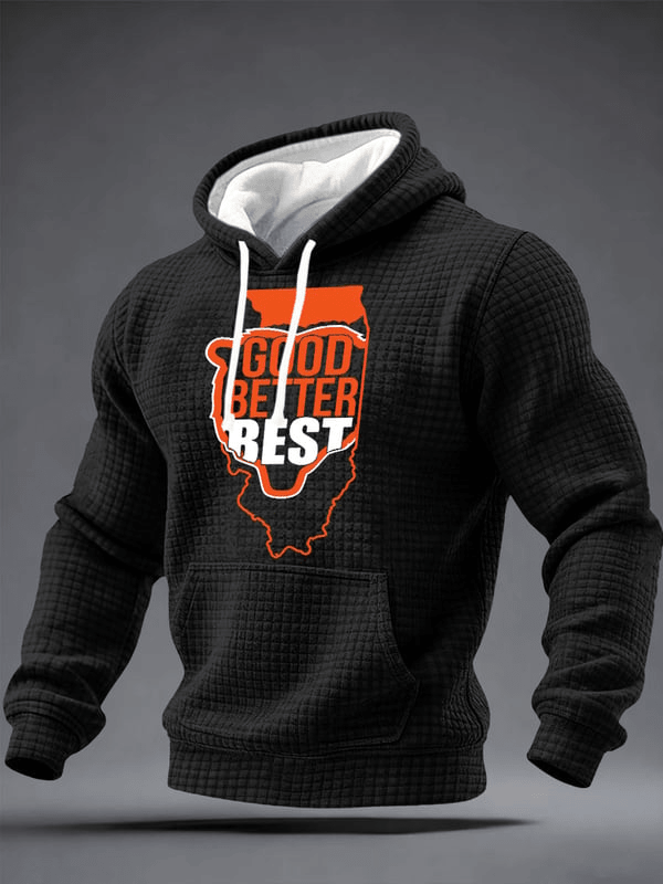 Chicago Football Good Better Best Hoodie Chicago Strong Bears Hoodie Black Gifts For Fans