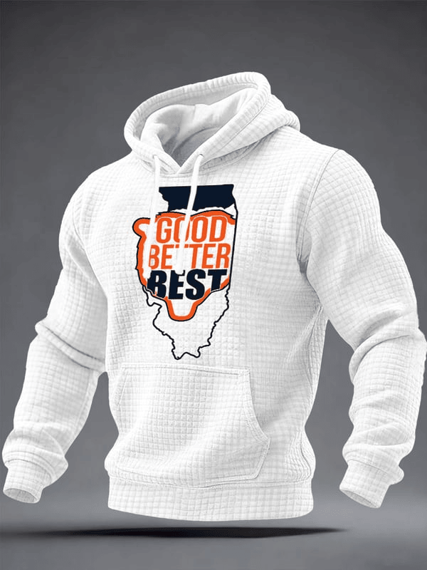 Chicago Football Good Better Best Hoodie Chicago Strong Bears Hoodie White Gifts For Fan
