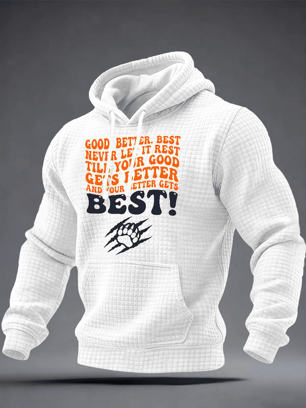 Chicago Football Good Better Best Hoodie Chicago Strong Bears Hoodie White Gifts For Fans