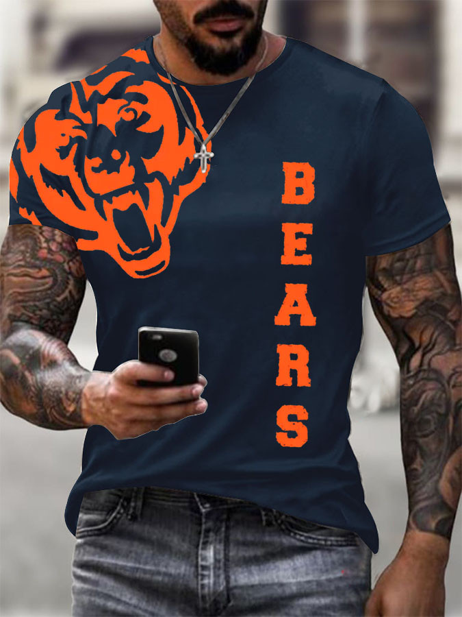 Chicago Football Hoodie Game Day T-Shirt CB Merch Bears Nation Apparel Gifts For Dad