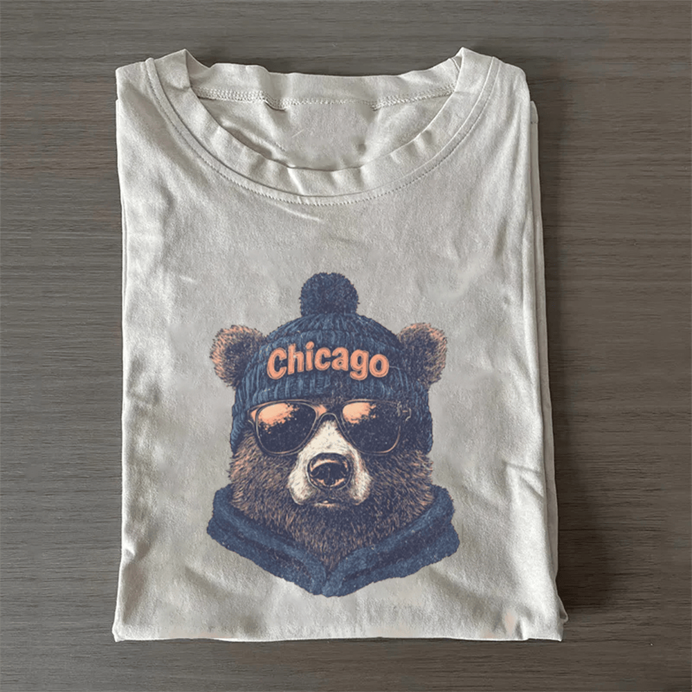 Chicago Football Mascot T-Shirt Game Day Apparel Unique Presents For Mother