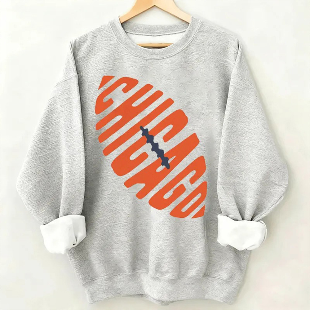 Chicago Football Merch Bear Nation Sweatshirt Game Day Gifts For Football Lovers