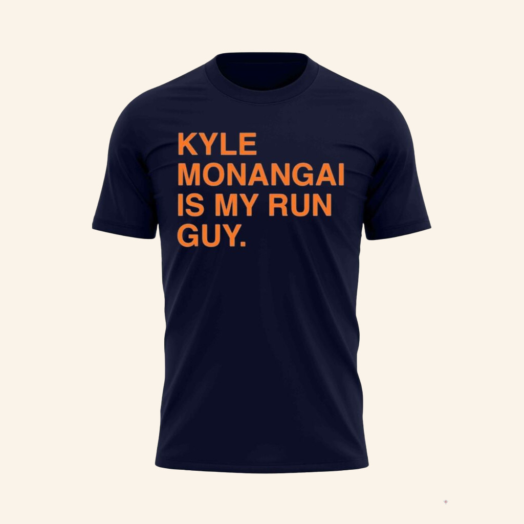 Chicago Football Merch Kyle Monangai Is My Run Guy Shirt Gifts For Football Fans