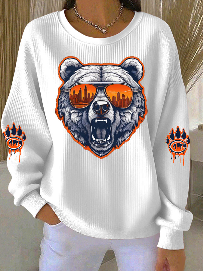 Chicago Football Sweatshirt Gameday Clothes CB Merch Best Gift For Girlfriend Chicago Football Sweatshirt Gameday Clothes CB Merch Best Gift For Girlfriend