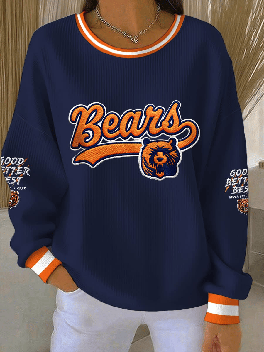 Chicago Football Sweatshirt Good Better Best Bears Merchandise CB Apparel Gifts For Fans