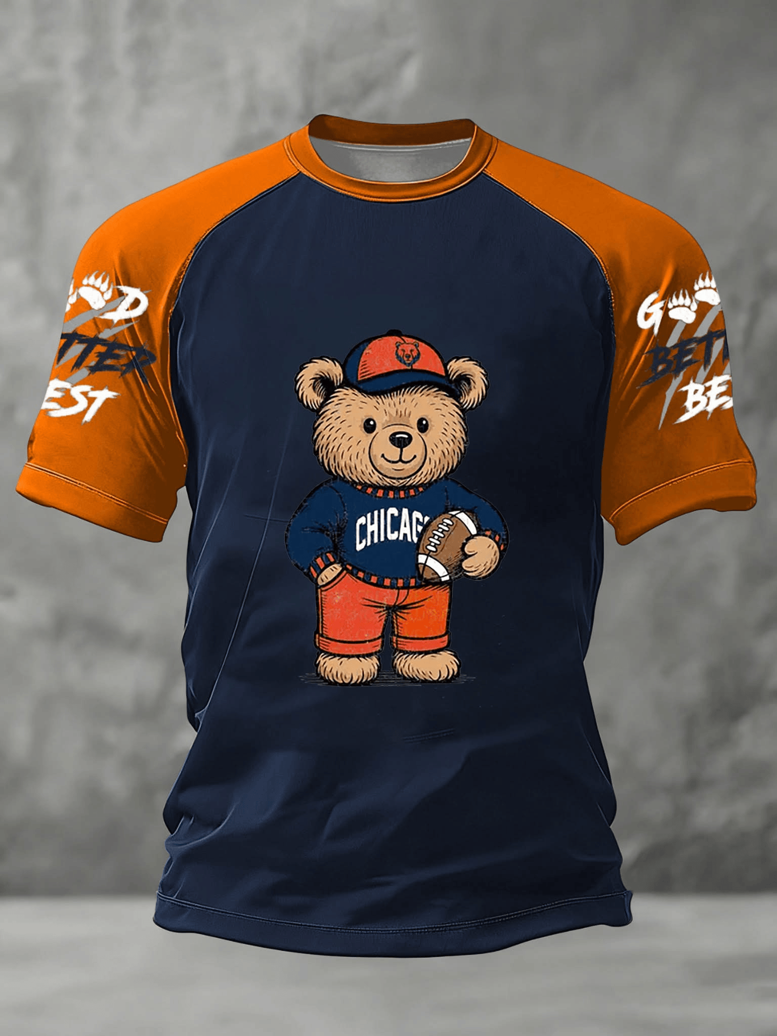 Chicago Football T-Shirt Game Day Apparel Good Better Best Bears Shirt Chicago Strong Merch