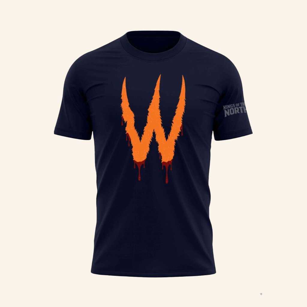 Chicago Football W King Of The North Shirt Game Day CB Apparel Gifts For Football Lovers