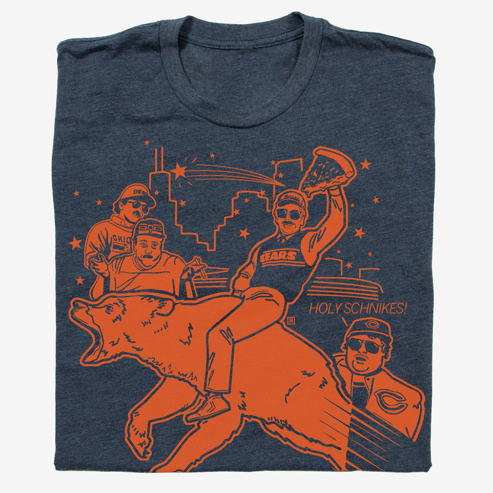 Chicago Holy Schnikes T-Shirt Chicago Bears Apparel Good Gifts For Bears Nation