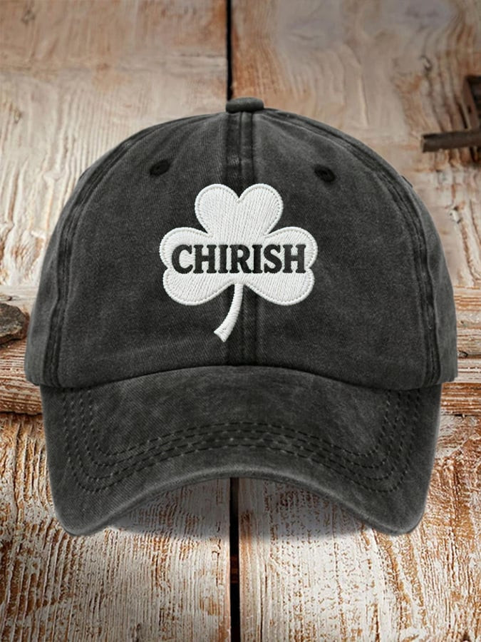 Chicago Irish Saint Patrick's Day Hat Embroidered Cool St Patricks Day Gifts For Dad