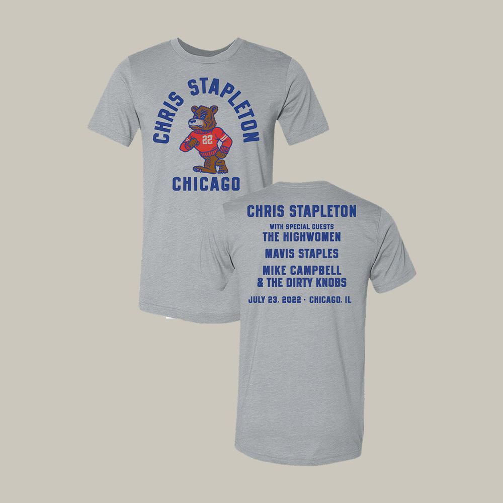 Chicago Mascot Event T-Shirt Chris Stapleton Music Shirt Best Gift For Fans