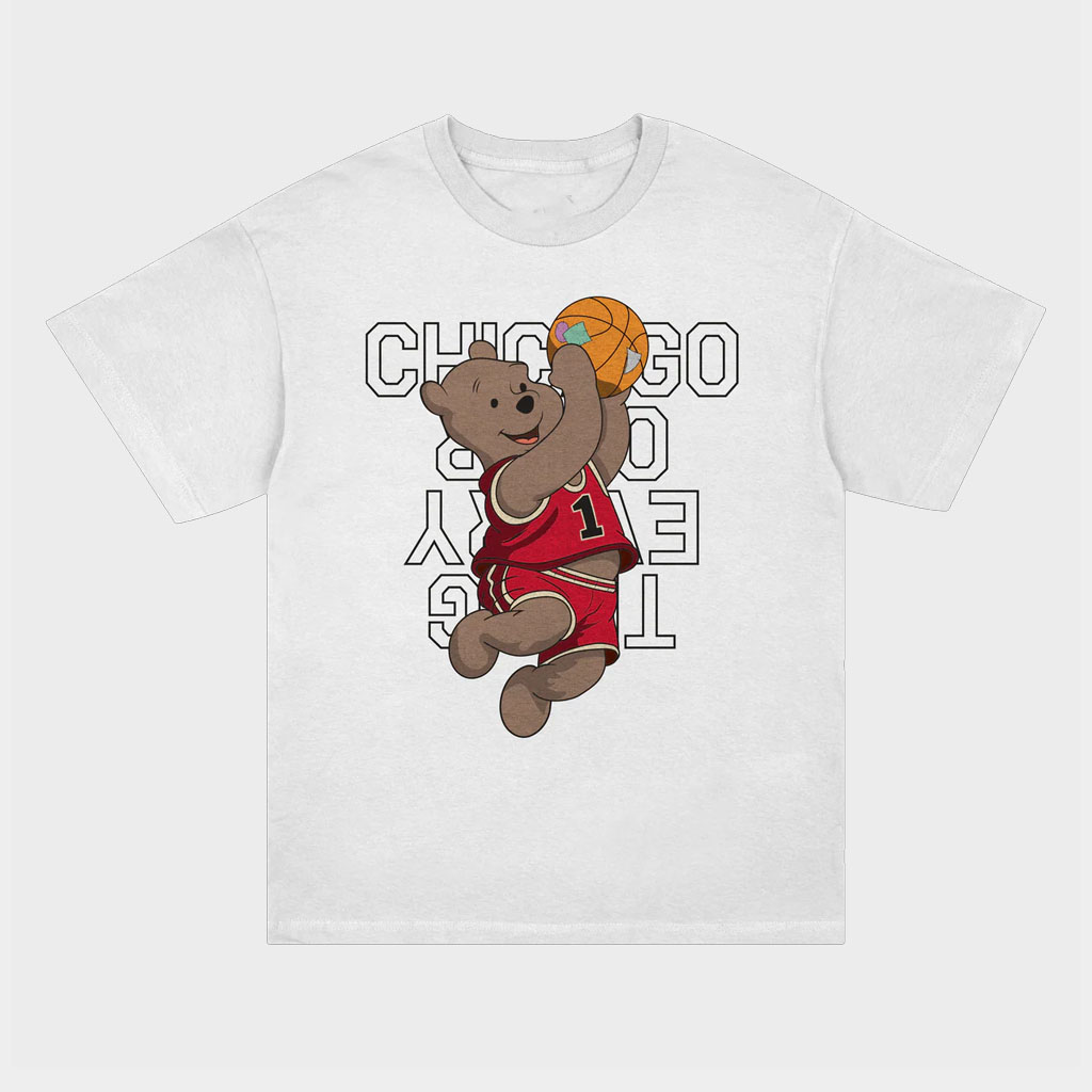 Chicago Over Everything Merch The Hooping Pooh T-Shirt Gifts Ideas For Sisters