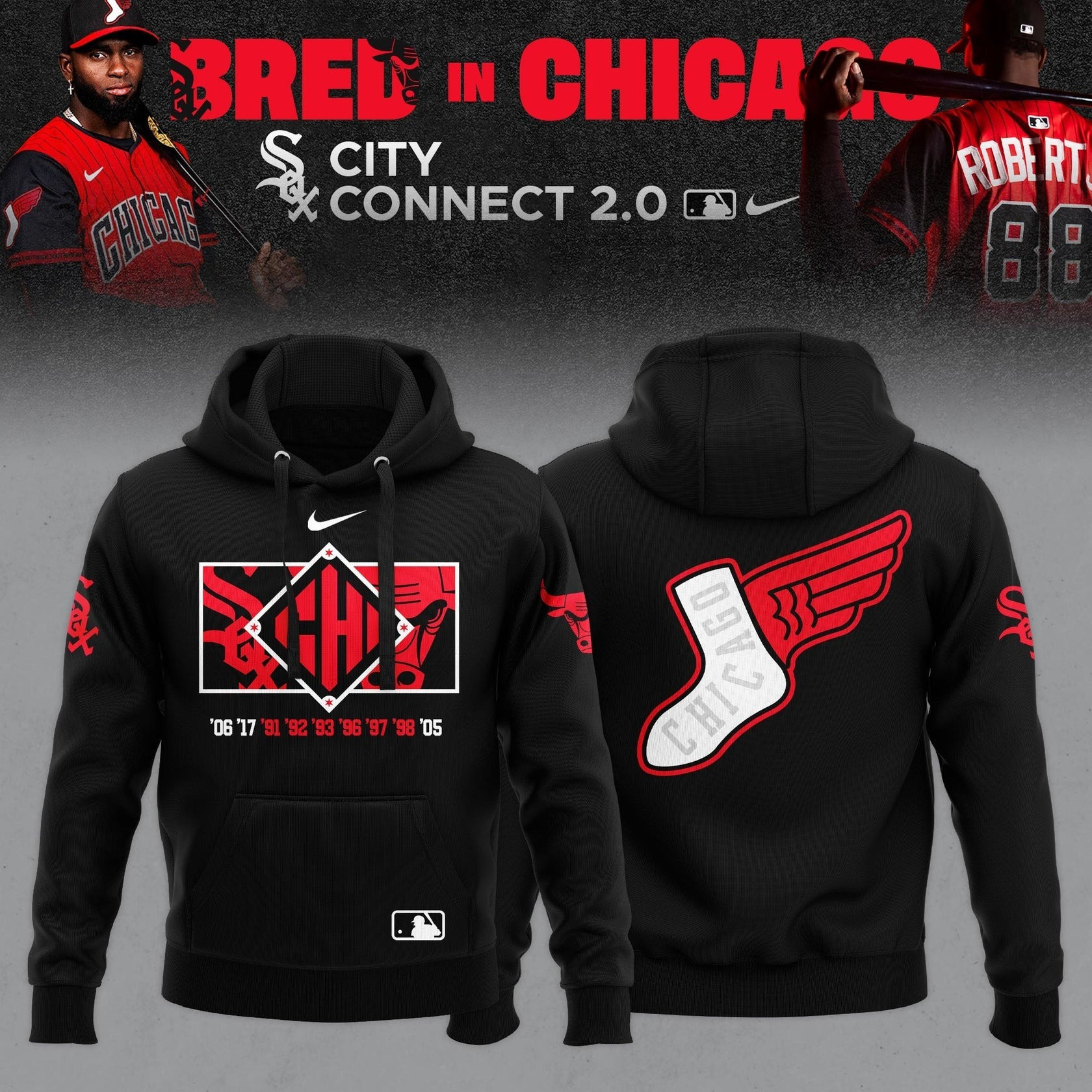 Chicago White Sox 2025 City Connect 2.0 Special Edition Hoodie 2025 Baseball Team Gift Ideas