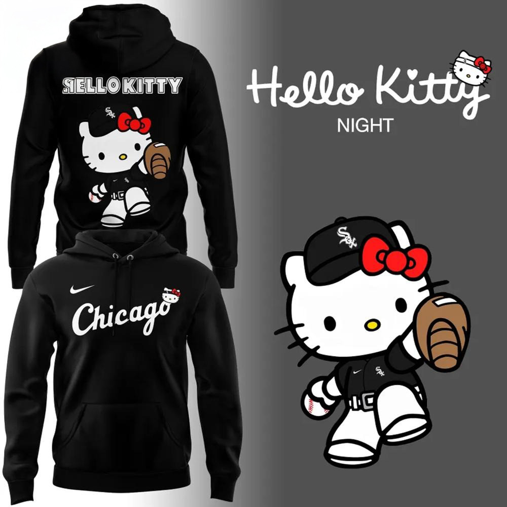 Chicago White Sox Hello Kitty Limited Edition Hoodie Best Gifts For Basketball Lovers