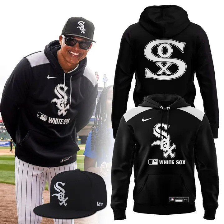 Chicago White Sox Hoodie And Fitted Hat 2025 Season MLB White Sox Fan Gear Merchandise