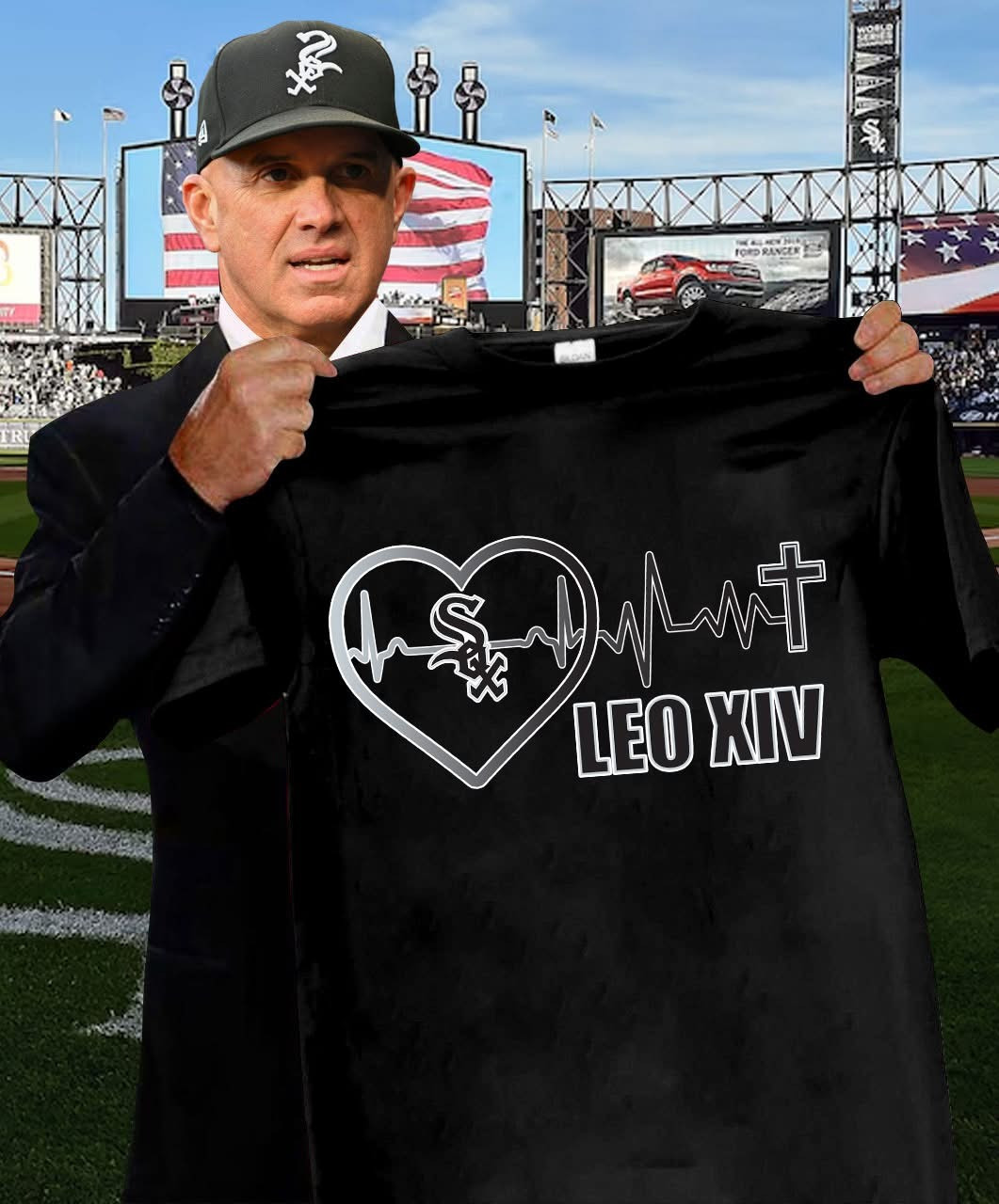 Chicago White Sox Leo XIV Faith Followers T-Shirt Faith Baseball Fan Merch Gift Ideas