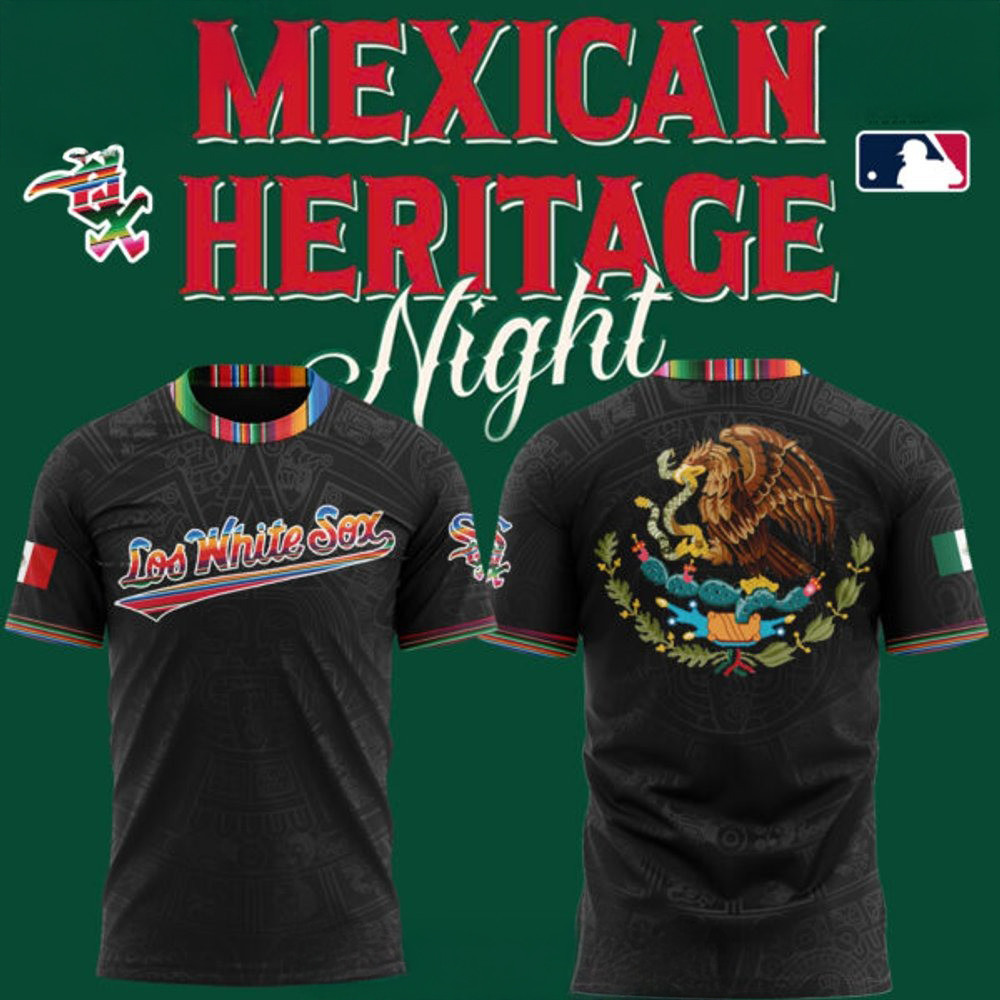 Chicago White Sox Mexican Heritage Night 2025 T-Shirt Gifts For Baseball Lovers