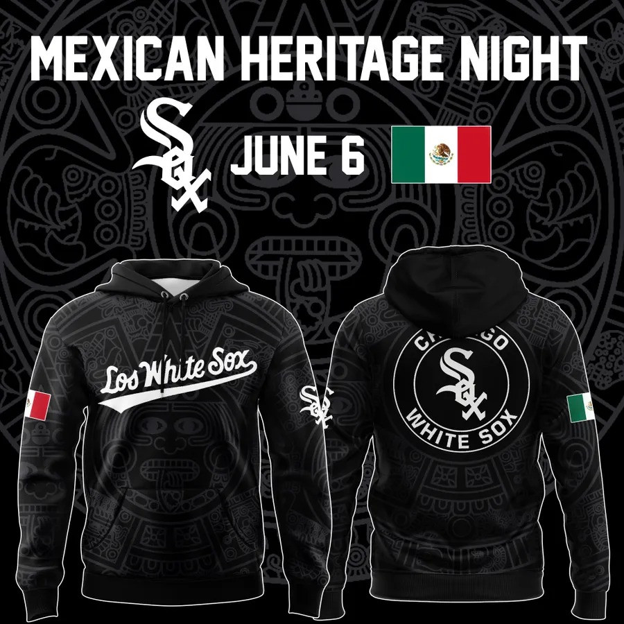 Chicago White Sox Mexican Heritage Night Hoodie 2025 Best Gifts For Baseball Fans