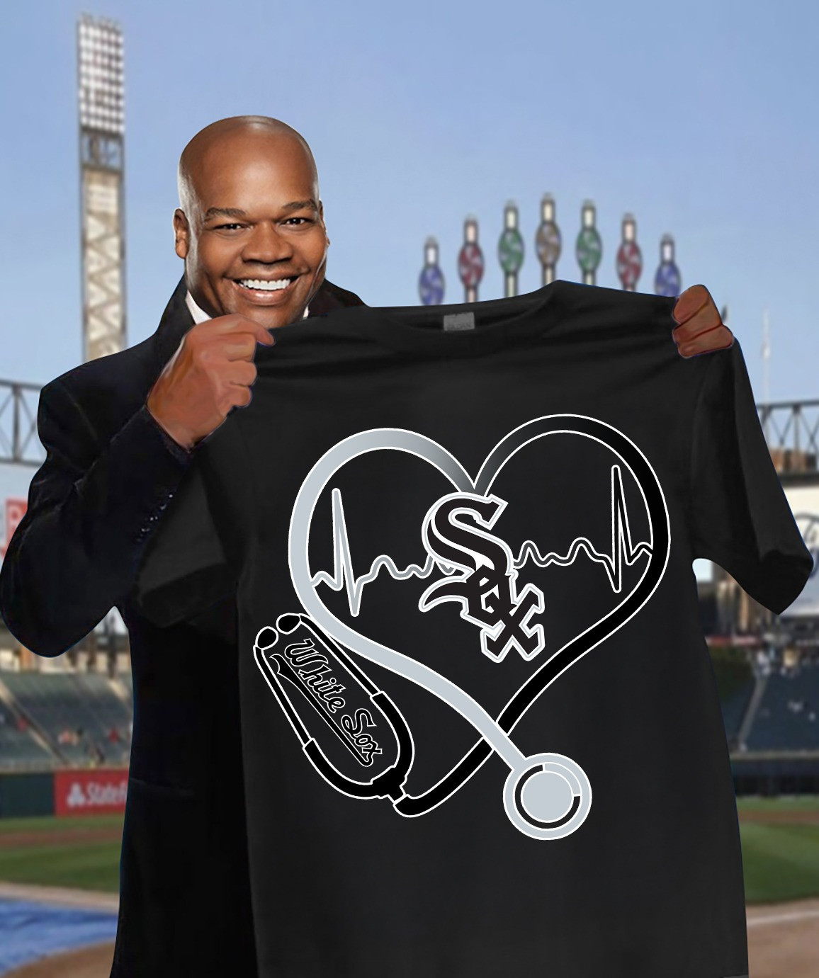 Chicago White Sox Nurses Night T-Shirt Honor Nurses Day Baseball Lovers Gifts For Fans
