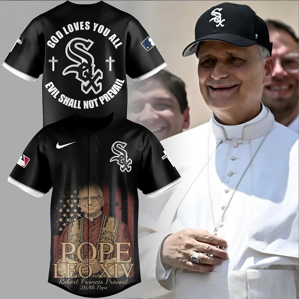 Chicago White Sox Pope Leo XIV Special Baseball Jersey Gifts For Fan Lovers