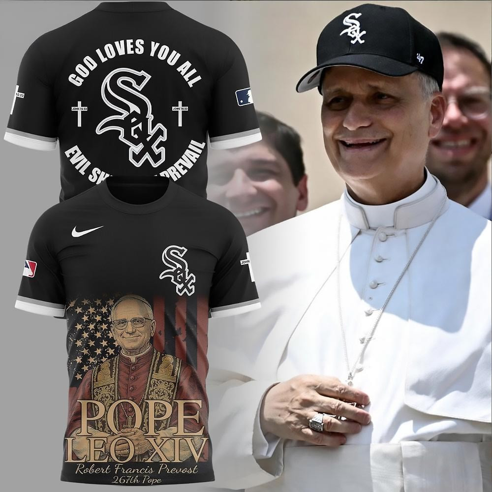 Chicago White Sox Pope Leo XIV Special T-Shirt Gifts For Fan Lovers