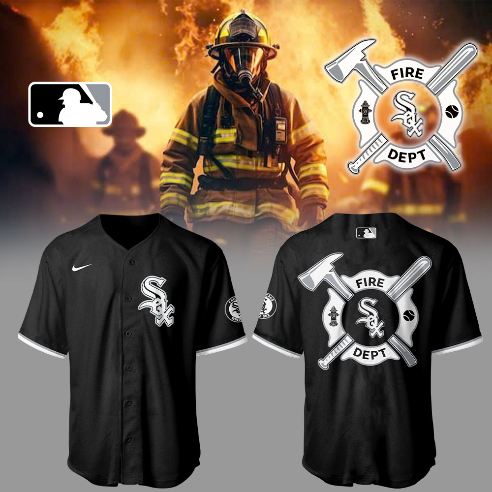 Chicago White Sox x Firefighter Appreciation Night Jersey Baseball Father's Day Gifts