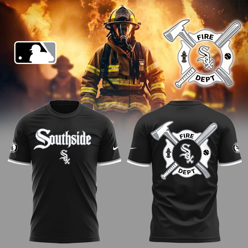 Chicago White Sox x Firefighter Appreciation Night T-Shirt Gift For Baseball Lover