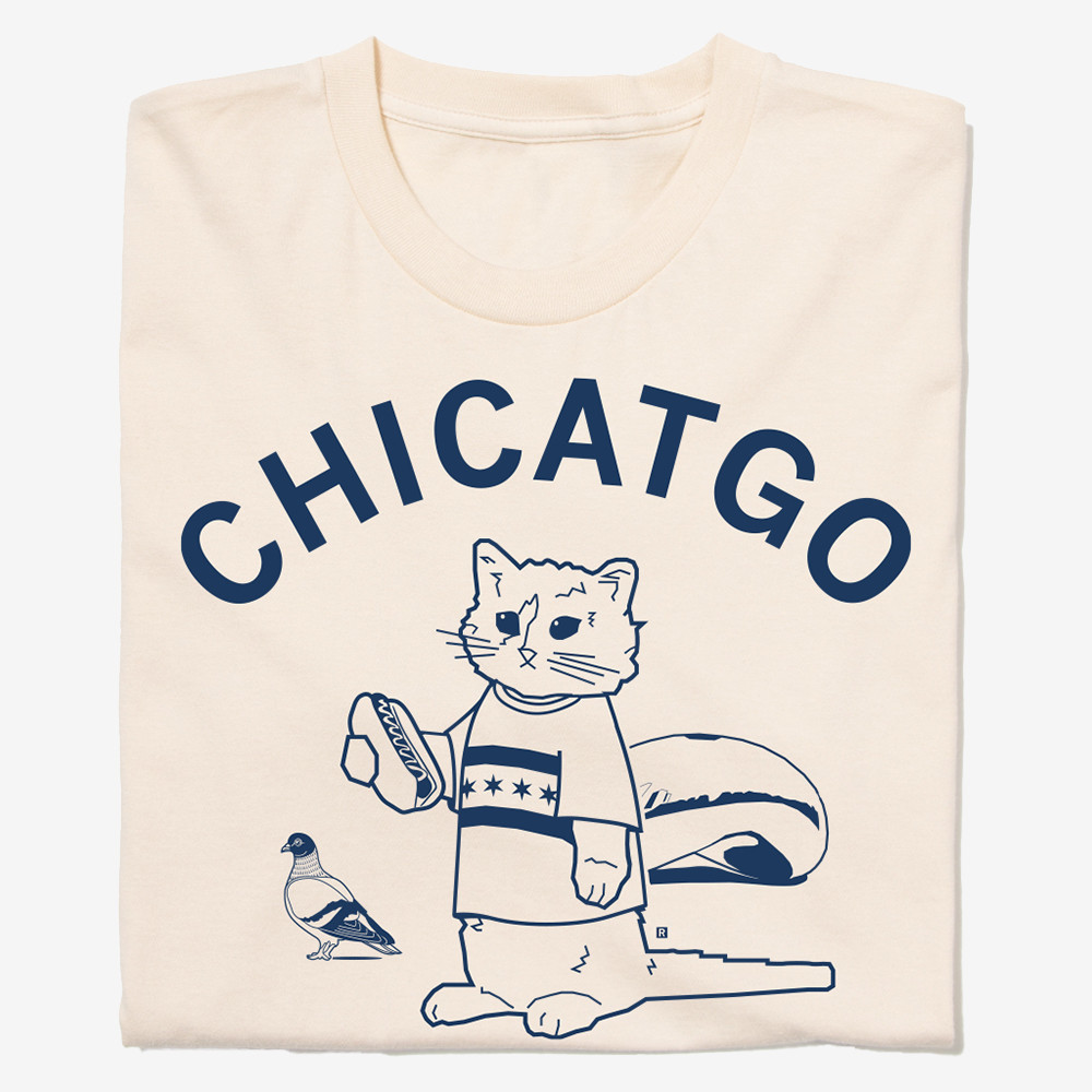 Chicatgo Cat T-Shirt Chicago Activities Shirt Unique Present For Boyfriend