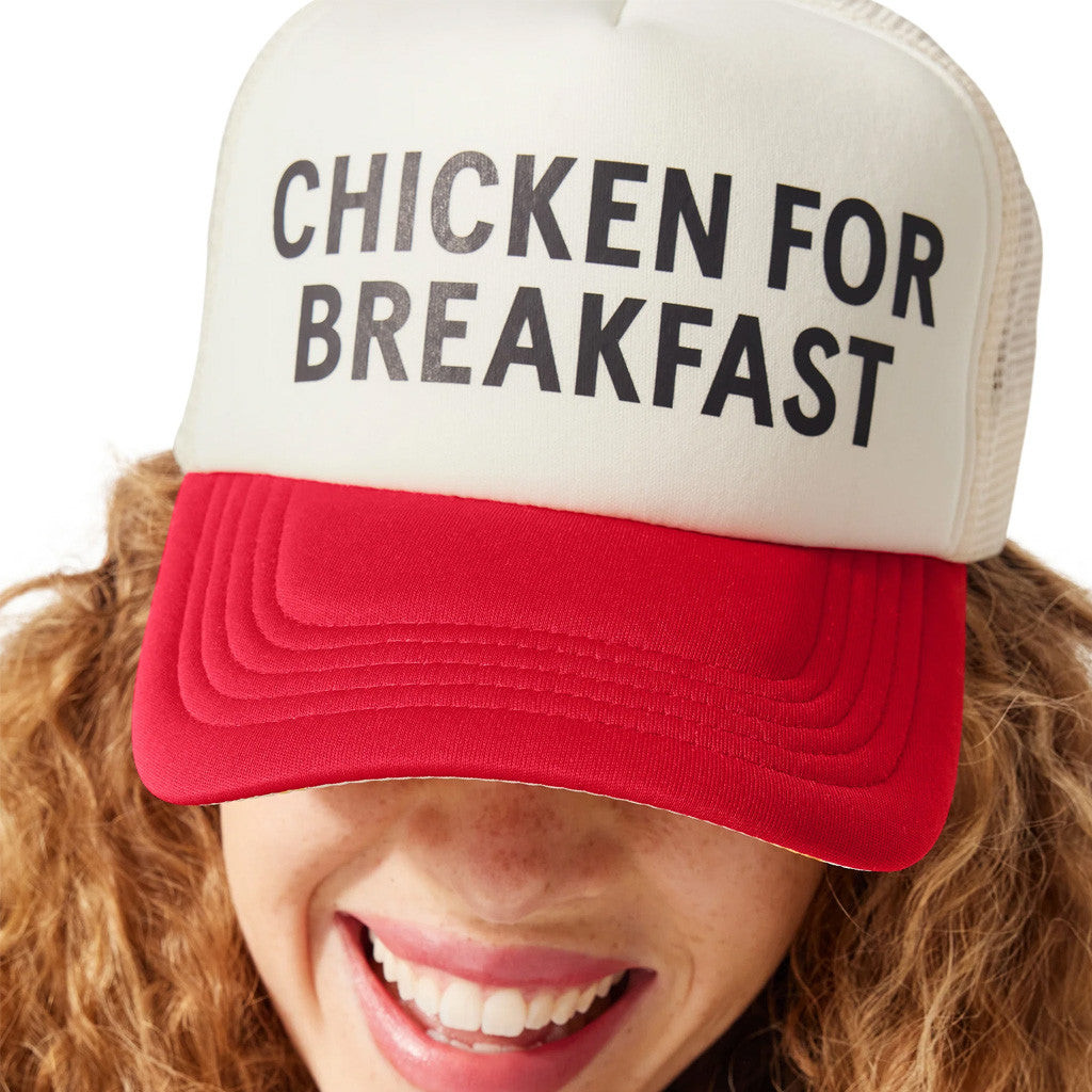 Chick Fil A Merch Chicken For Breakfast Trucker Hat Gifts For Her