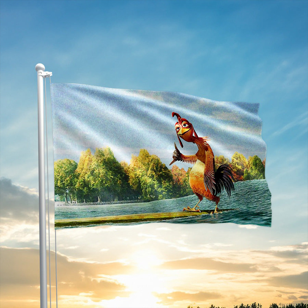 Chicken Flag Funny Chicken Flag Indoor Outdoor Decorations