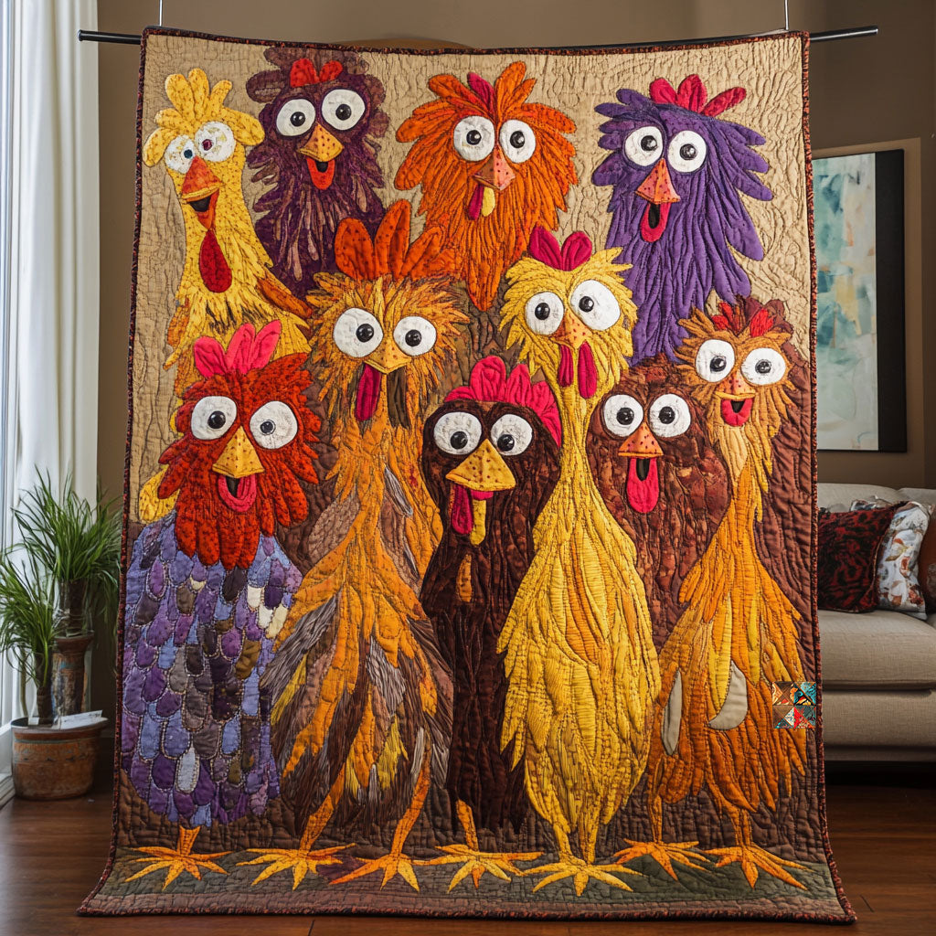 Chicken Gang Quilt Blanket Winter Blanket Religious Gifts For Mom