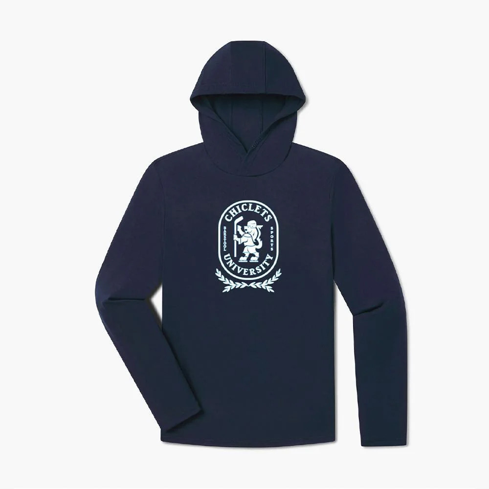 Chiclets University x UNRL Ultra Hoodie Barstool Sports Hooded Sweatshirt Spittin Chiclets Podcast Gift