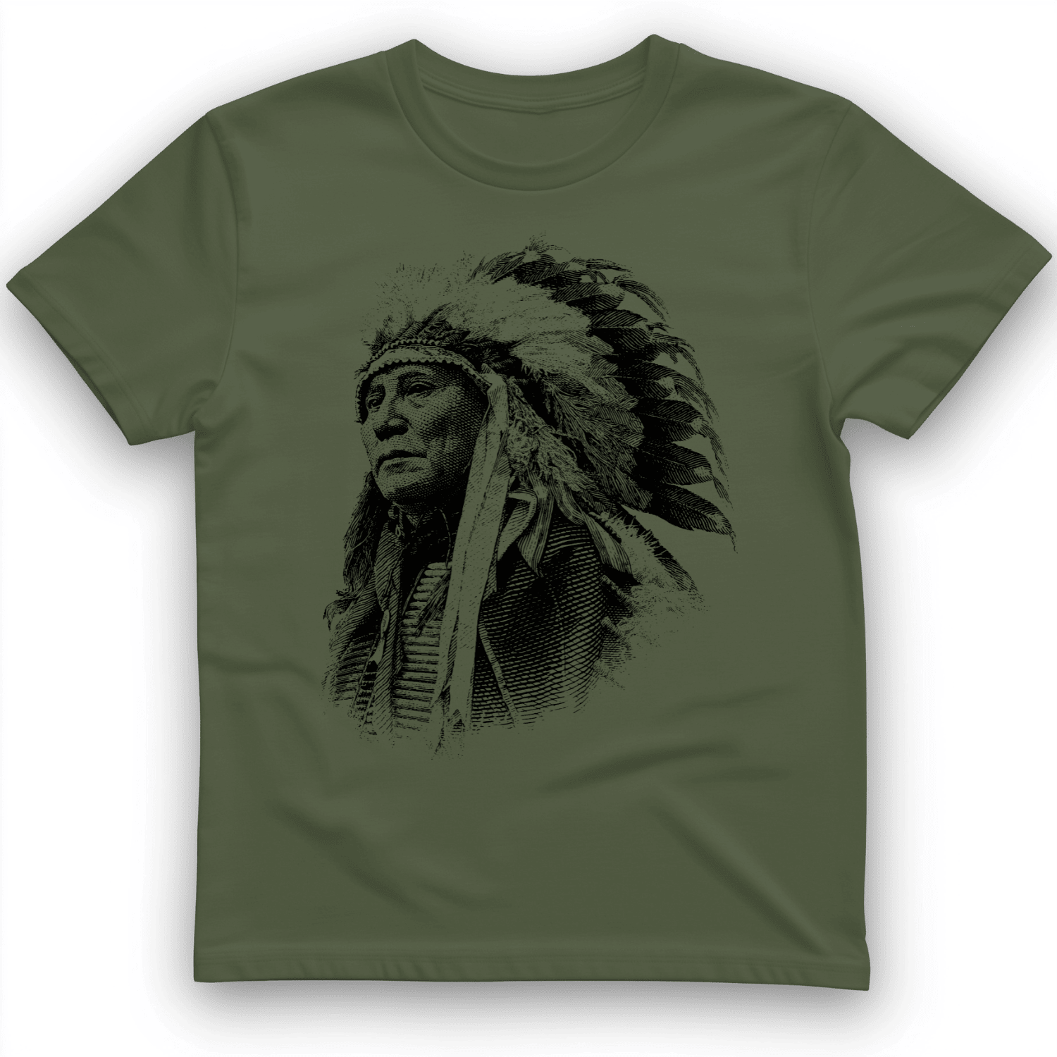 Chief Hollow Horn Bear T-Shirt Native Themed Shirt Unique Gifts For Friends
