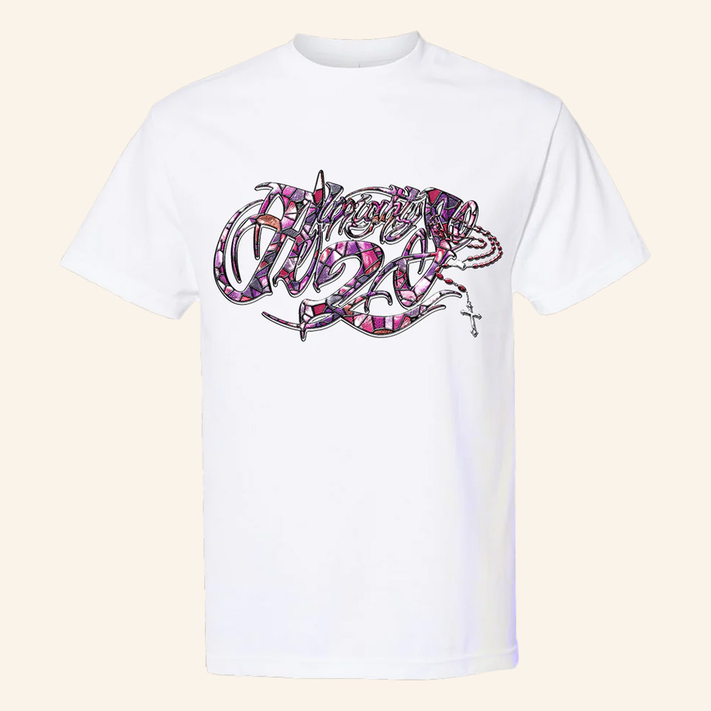 Chief Keef Merch Almighty So Stained Glass Logo White T-Shirt Gifts For Rap Fans