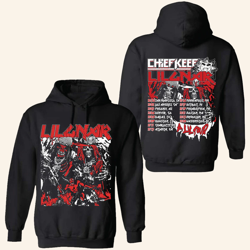 Chief Keef Merch Lil Gnar Tour Hoodie Gift Ideas For Hip Hop Lovers